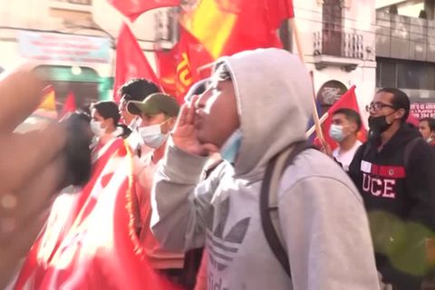 Video: Gewaltsame Proteste in Ecuador