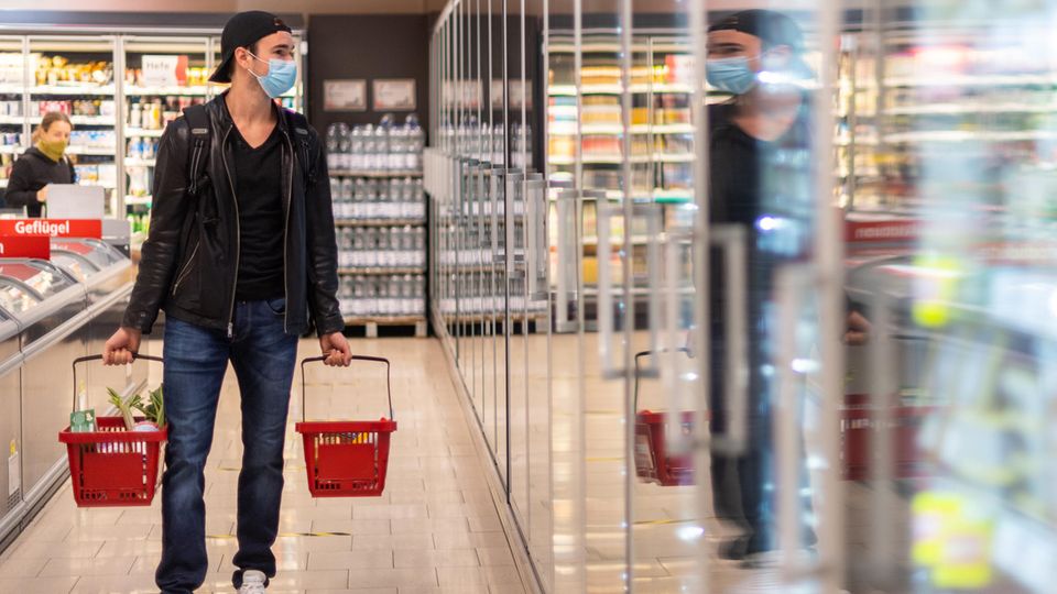 Die Maskenpflicht in Supermärkten ist aufgehoben