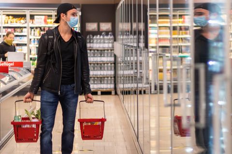 Die Maskenpflicht in Supermärkten ist aufgehoben