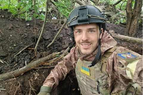 Roman Ratushnyi in ukrainischer Uniform