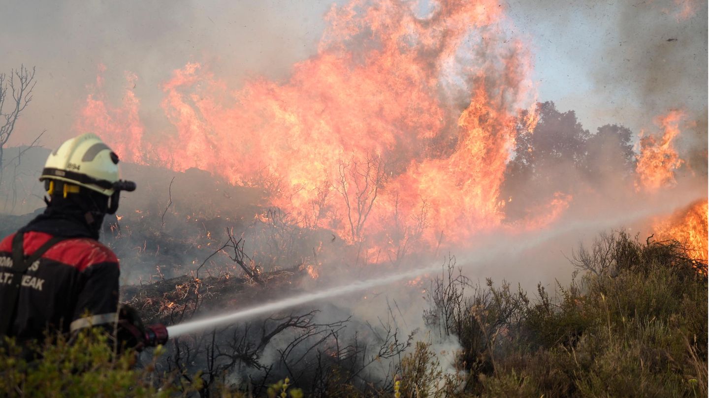 Feuerwehr-Einsatz in Spanien.