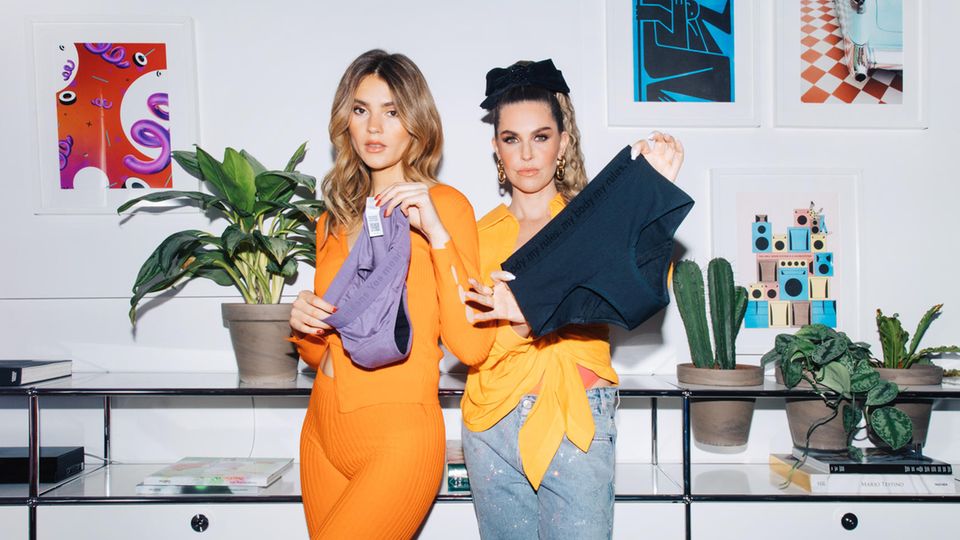 Kauft die Periodenunterwäsche: Model Stefanie Giesinger und Komikerin Ines Anioli sind Testimonials für The Female Company