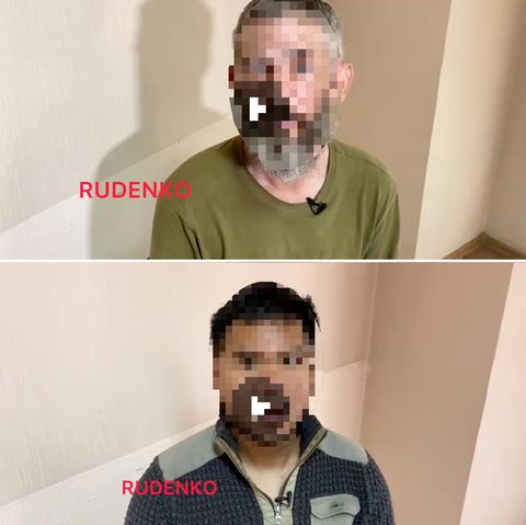 Einer der gefangenen US-Bürger, die nun in Russland vorgeführt werden 
