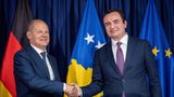 Bundeskanzler Olaf Scholz und Albin Kurti, Ministerpräsident des Kosovo