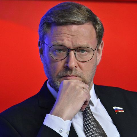 Konstantin Kossatschow, einer der führenden Außenpolitiker Russlands