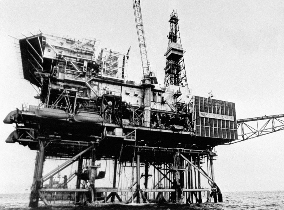 Piper Alpha vorher Die Piper Alpha vor dem Unglück