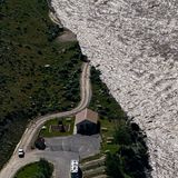 Überflutung Yellowstone Park