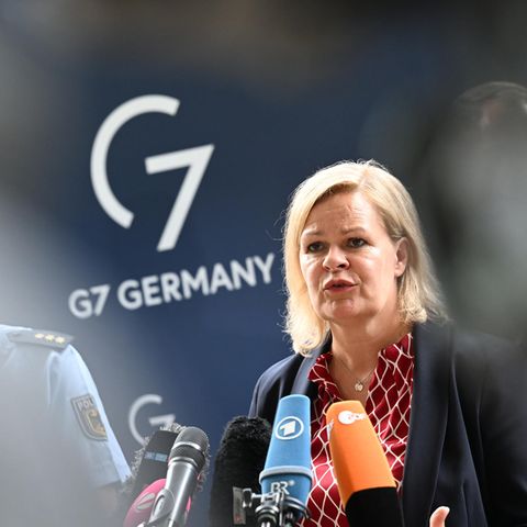 Bundesinnenministerin Nancy Faeser (SPD)
