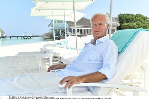 Harald Schmidt am Strand