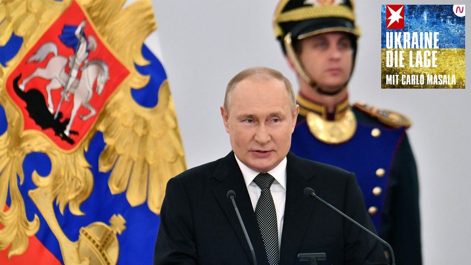 Russlands Präsident Wladimir Putin will Gebiete von der Ukraine erobern, selbst wenn die völlig zerstört sein sollten, meint Carlo Masala