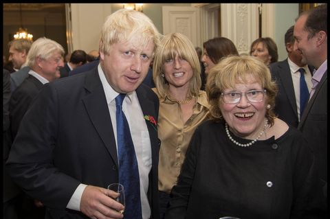 Die Johnsons 2014 bei der Vorstellung von "The Churchill Factor"