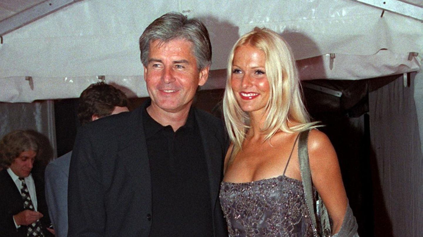 Glücksrad-Moderator Frederic Meissner und Sonya Kraus 1999