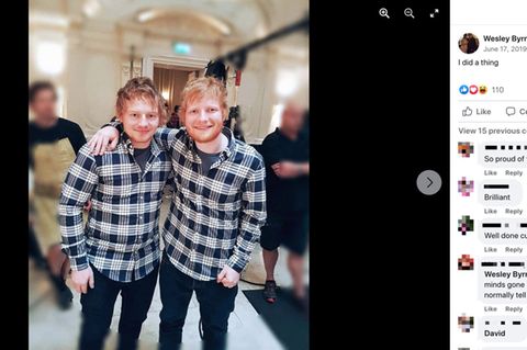 Ed Sheeran und sein Doppelgänger