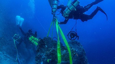 2000 Jahre altes Wrack: Forscher entdecken Herkules-Kopf in verborgenem Schiffsteil