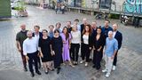 Die Gewinner:innen im Gruppenfoto. Vier herausragende journalistische Arbeiten wurden mit dem STERN Preis 2022 ausgezeichnet.