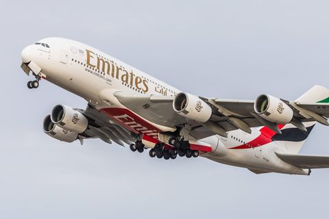 Airbus A380 von Emirates