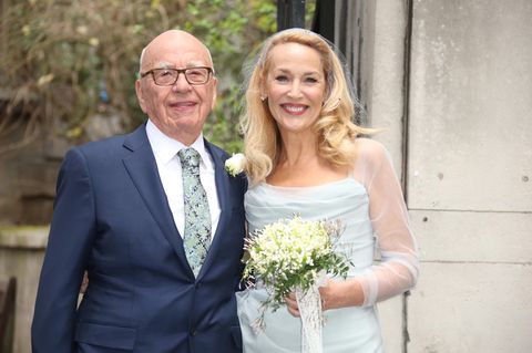 Rupert Murdoch und Jerry Hall