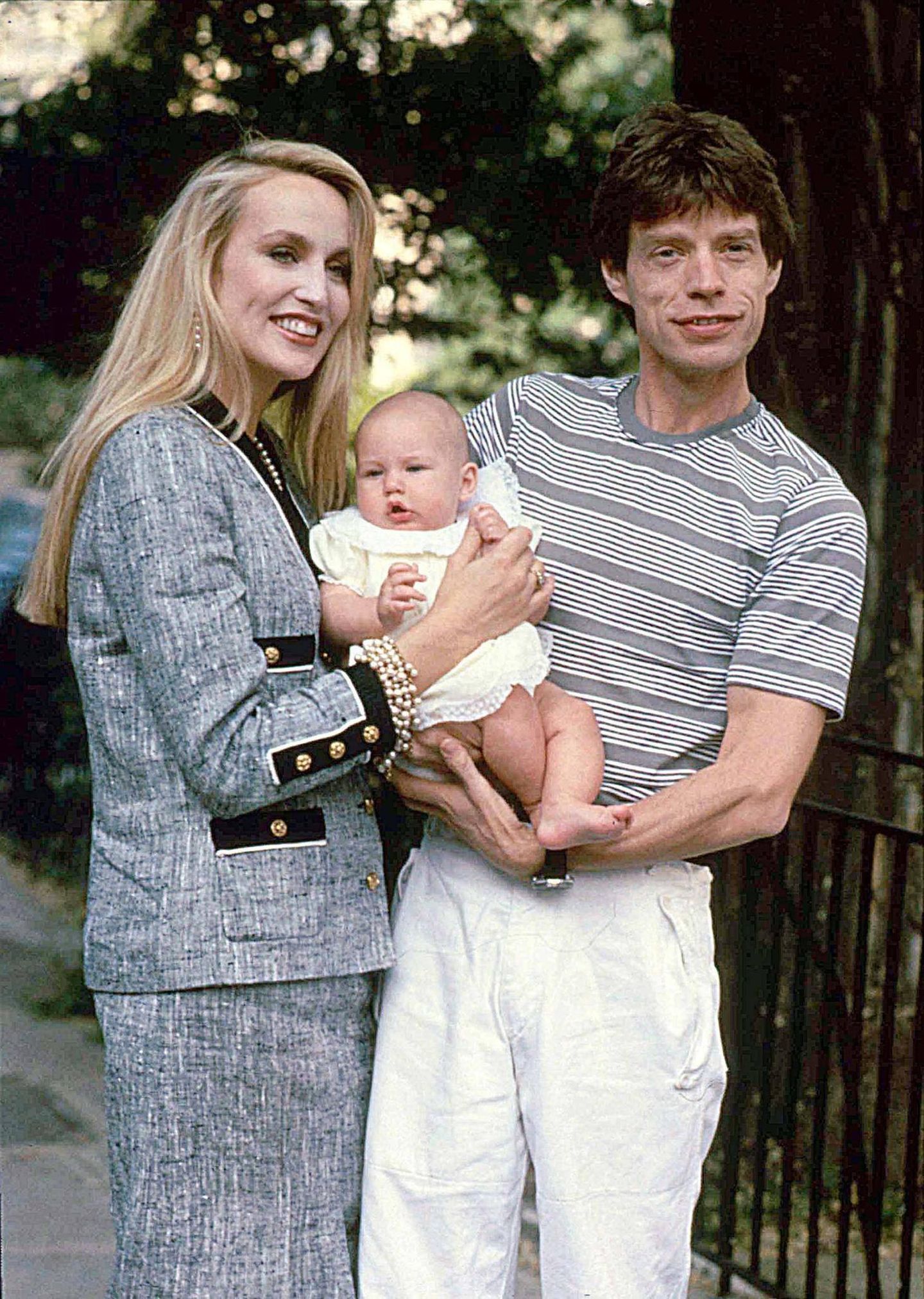 Jerry Hall und Mick Jagger