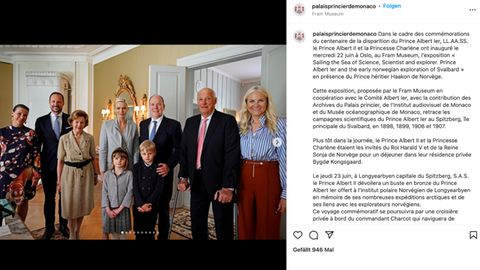 Royal News:​​​​​​​ Albert und Charlène besuchen mit ihren Kindern Norwegen