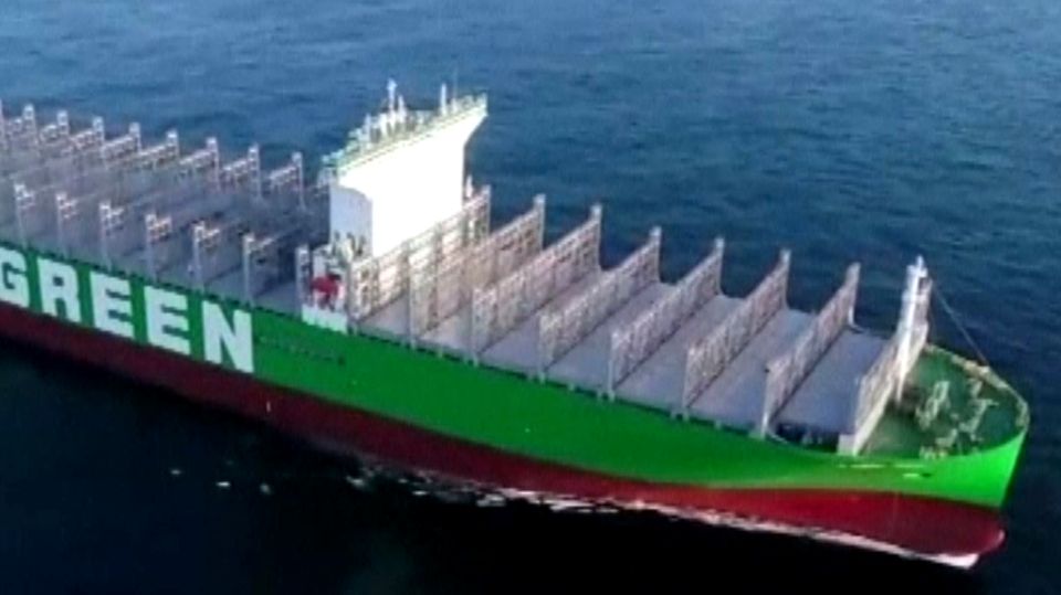 Größter Frachter der Welt: Containerschiff "Ever Alot" bricht Rekorde