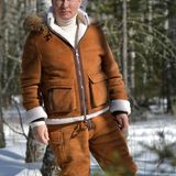 Eine romantische Einzel-Aufnahme inmitten eines russischen Birkenwalds durfte natürlich auch nicht fehlen. 