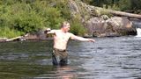 Wladimir Putin in der sibirischen Wildnis an der Grenze zu der Mongolei im Sommer 2017 