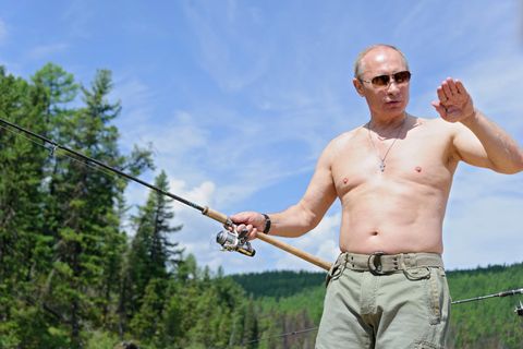 Wladimir Putin bei einem Ausflug nach Sibirien 2013.