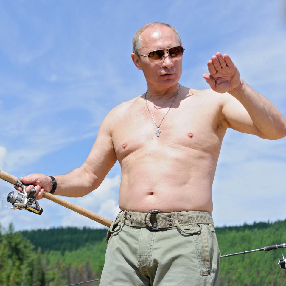 Wladimir Putin bei einem Ausflug nach Sibirien 2013.