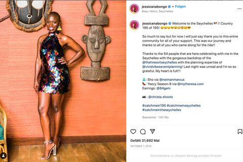 Jessica Nabongo auf Instagram