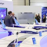 Modell der Boeing 777X