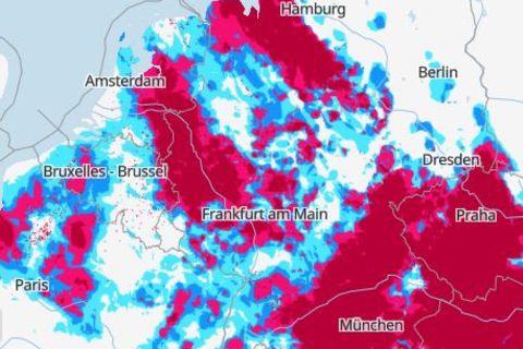 Das Wetter an diesem Wochenende in einer Karte