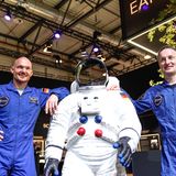 ESA-Astronauten Alexander Gerst und Matthias Maurer.