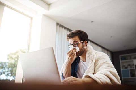 Homeoffice: Arbeiten trotz Krankheit?