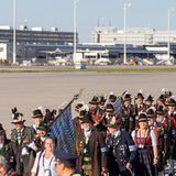 Trachtler nehmen Aufstellung