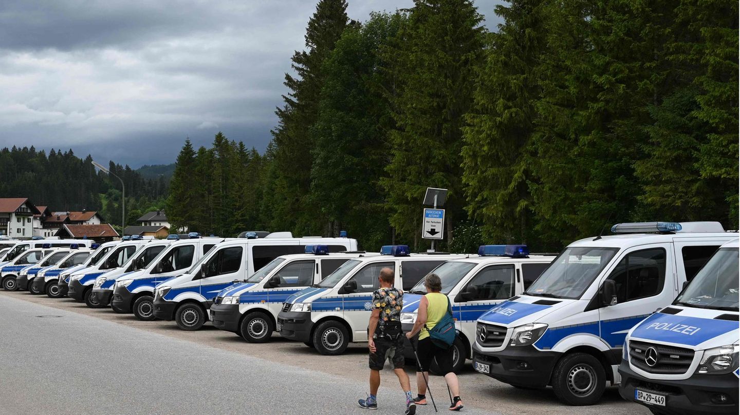 Hohes Polizeiaufgebot