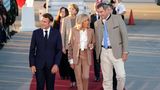 Brigitte Macron und Markus Söder