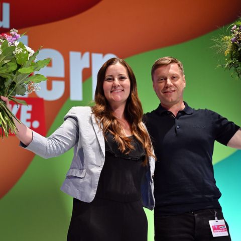 Die neue Doppelspitze der Partei Die Linke bilden Janie Wissler und Martin Schirdewan