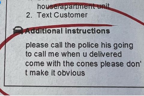 Grubhub-Notiz