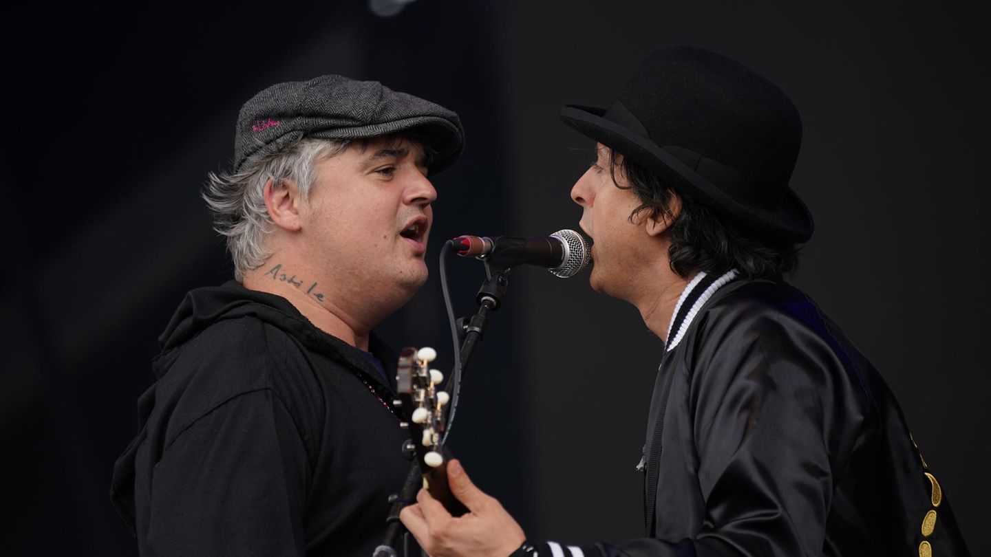 The Libertines beim Glastonbury Festival The Libertines beim Glastonbury Festival