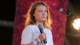 Greta Thunberg beim Glastonbury Festival