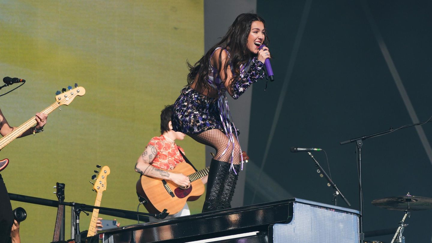 Olivia Rodrigo beim Glastonbury Festival Olivia Rodrigo beim Glastonbury Festival