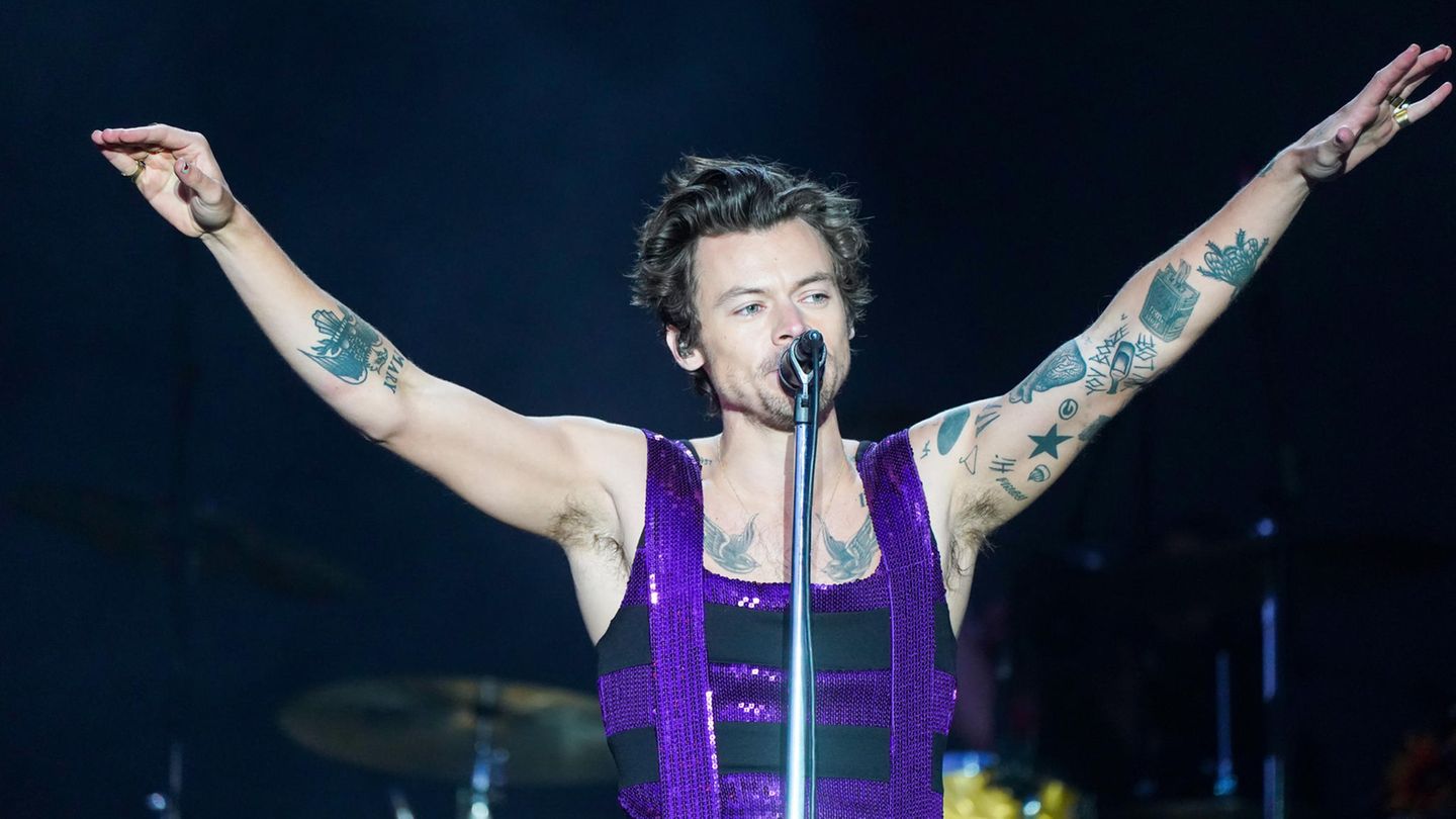 Harry Styles concert in Hamburg: boy band hits, boas and colorful glitter