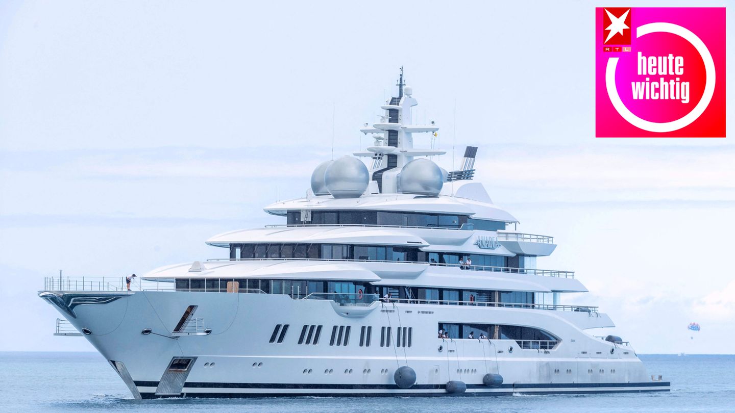 Die Superjacht eines russischen Oligarchen