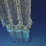 Drei Torpedorohre der "Samuel B. Roberts"