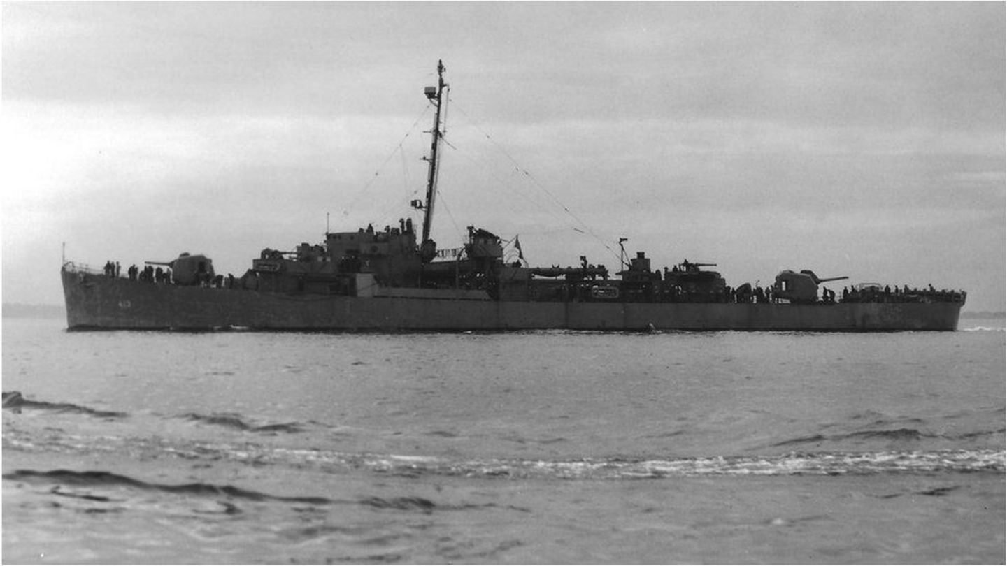 Die "Samuel B. Roberts" - der Name wird bis heute von der US Marine weitergegeben.