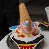 Pinocchio-Eis in Memmingen. Hier loben die Autoren die Freundlichkeit.