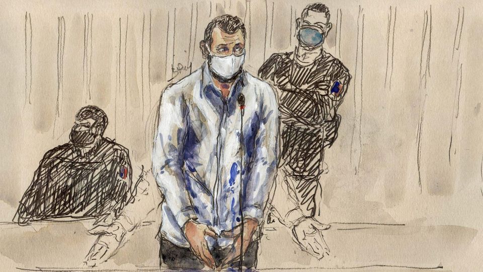 Der Hauptangeklagte Salah Abdeslam