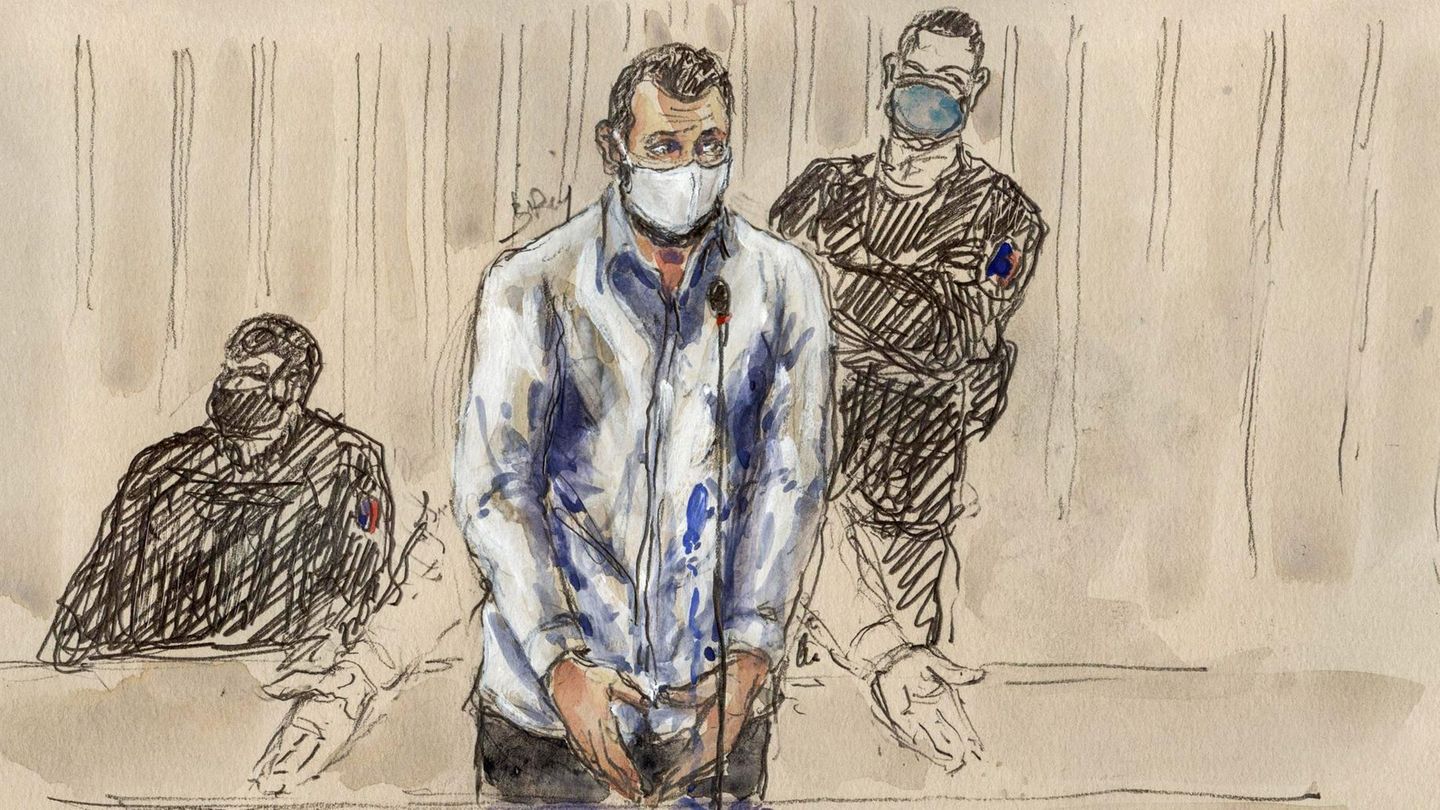 Der Hauptangeklagte Salah Abdeslam