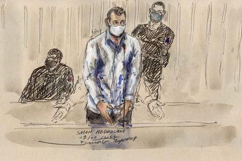 Der Hauptangeklagte Salah Abdeslam