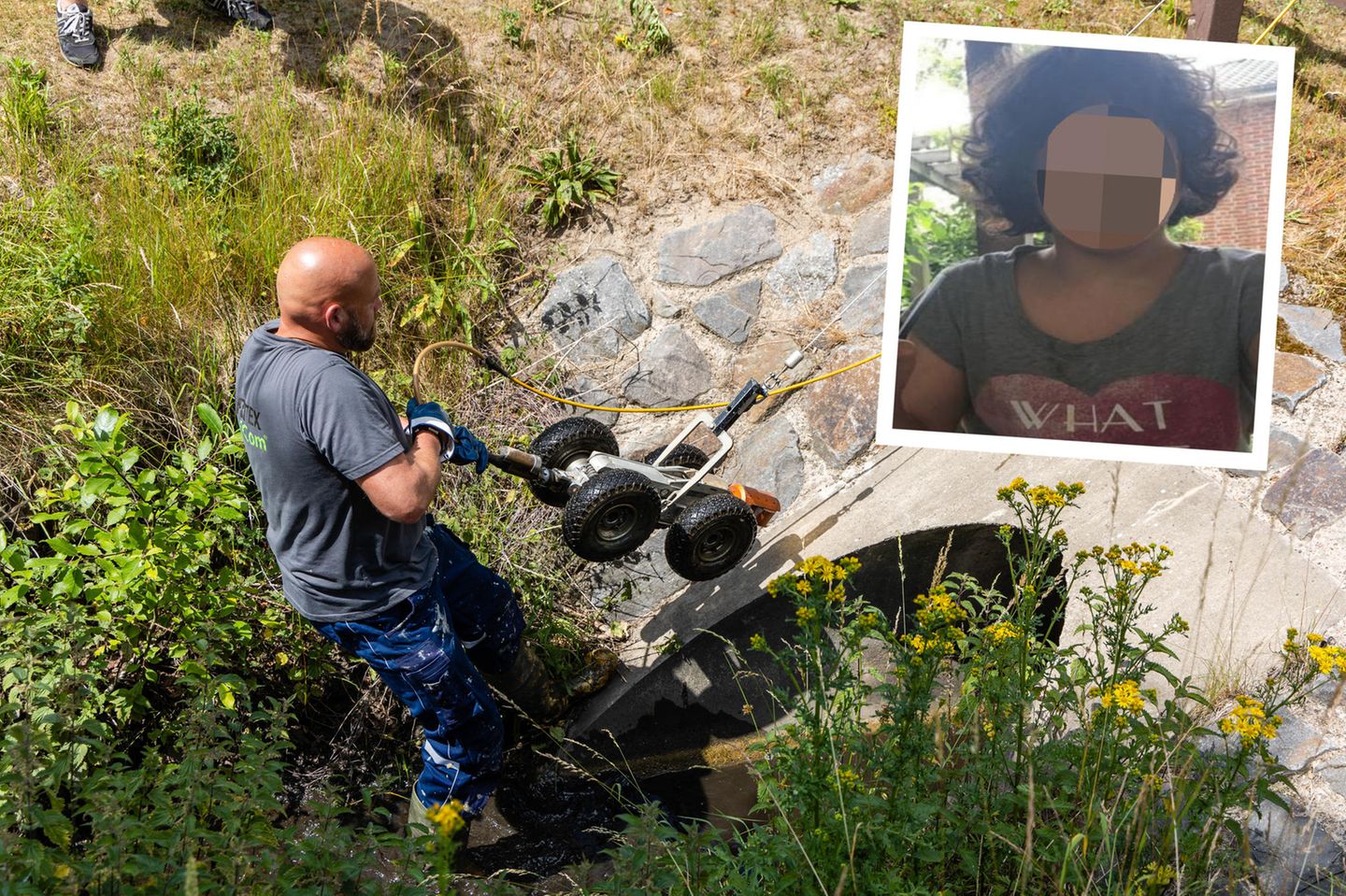 Der achtjährige Joe ist vermutlich durch dieses Ablaufrohr in das Oldenburger Kanalsystem gelangt, vermutet die Polizei